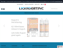 Tablet Screenshot of liquidartinc.com